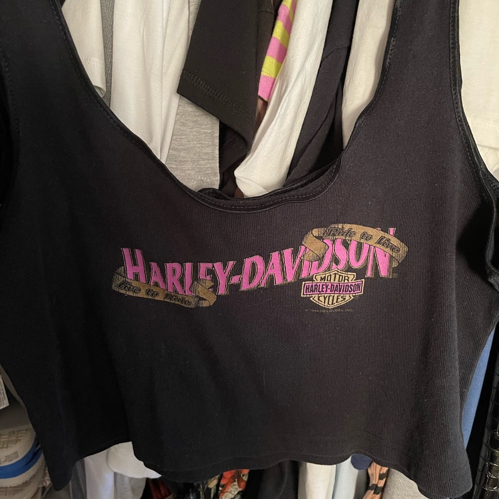 Harley Davidson Crop Top